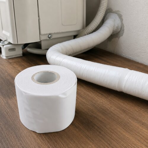 AC Insulation Tape 10M (White) – Waterproof Air Conditioner Pipe Wrapping Tape, Heat & Moisture Resistant Insulation
