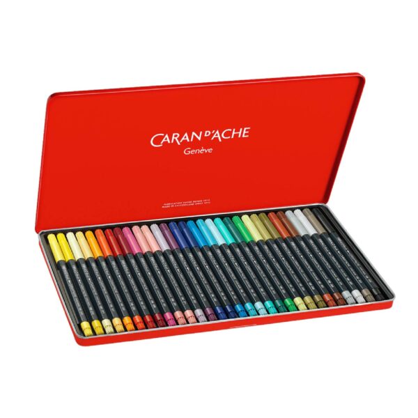 Caran d'Ache Fibralo Brush Pens 30 Colours – Water Soluble Fibre-Tipped Brush Pens, Metal Tin for Drawing, Calligraphy & Watercolour 3 Caran d’Ache Fibralo Brush Pens 30 Colours – Water Soluble Fibre-Tipped Brush Pens, Metal Tin for Drawing, Calligraphy & Watercolour