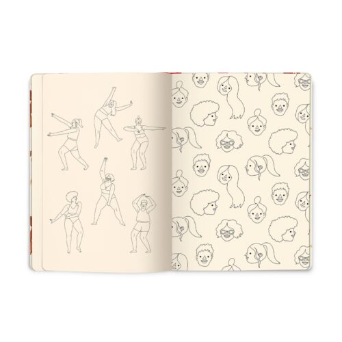 Caran d'Ache Nina Cosford A5 Drawing Book – 64 Plain Ivory Pages, 200gsm Acid-Free Paper, Lay-Flat Sketchbook 10 Caran d'Ache Nina Cosford A5 Drawing Book – 64 Plain Ivory Pages, 200gsm Acid-Free Paper, Lay-Flat Sketchbook - Image 3
