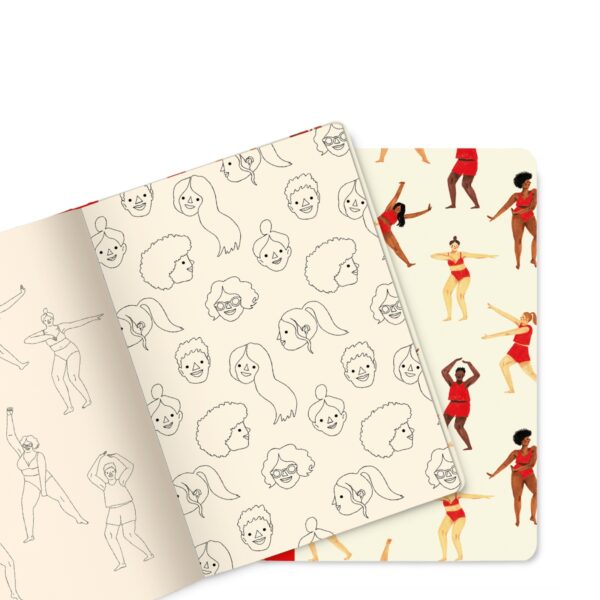 Caran d'Ache Nina Cosford A5 Drawing Book – 64 Plain Ivory Pages, 200gsm Acid-Free Paper, Lay-Flat Sketchbook 4 CRD 0454.423 5
