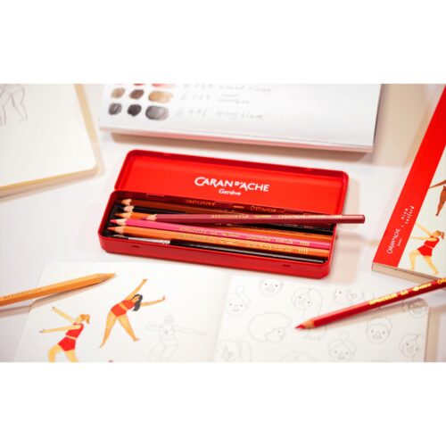 Caran d'Ache Nina Cosford Creative Tin Set 13 Piece – 12 Supracolor Aquarelle Pencils, Brush & Online Creative Class 13 Caran d'Ache Nina Cosford Creative Tin Set 13 Piece – 12 Supracolor Aquarelle Pencils, Brush & Online Creative Class - Image 7
