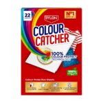 Dylon Colour Catcher Laundry Sheets (22 Sheets) – 100% Colour Protect Technology, Naturally Derived Fibres, Mixed Wash Protection