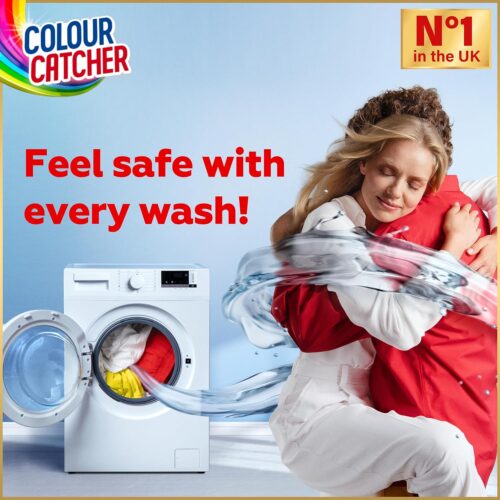 Dylon Colour Catcher Laundry Sheets (22 Sheets) – 100% Colour Protect Technology, Naturally Derived Fibres, Mixed Wash Protection 9 Dylon Colour Catcher Laundry Sheets (22 Sheets) – 100% Colour Protect Technology, Naturally Derived Fibres, Mixed Wash Protection