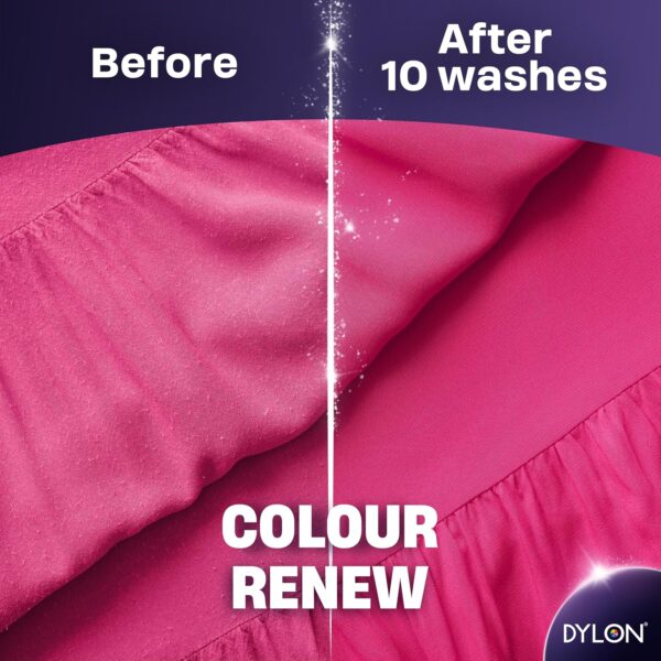 Dylon Colour Detergent Renew 1.5L – Gently Cleans, Revitalises Colours & Renews Fibres, 30 Washes for Coloured Clothes