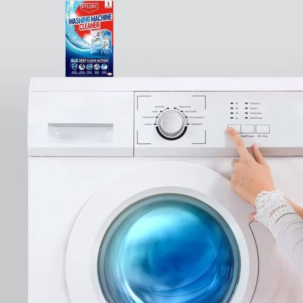Dylon Washing Machine Cleaner 75g – 5 in 1 Deep Clean Action, Removes Limescale, Dirt & Odours, 1 Treatment 1 Dylon Washing Machine Cleaner 75g – 5 in 1 Deep Clean Action, Removes Limescale, Dirt & Odours, 1 Treatment