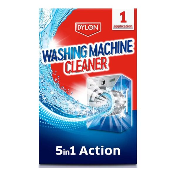 Dylon Washing Machine Cleaner 75g – 5 in 1 Deep Clean Action, Removes Limescale, Dirt & Odours, 1 Treatment 5 Dylon Washing Machine Cleaner 75g – 5 in 1 Deep Clean Action, Removes Limescale, Dirt & Odours, 1 Treatment
