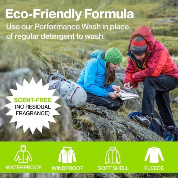 Grangers Performance Wash Concentrate 1000ml – Waterproof Clothing Cleaner, Vegan Formula, 100% Recyclable Pouch 5 Grangers Performance Wash Concentrate 1000ml – Waterproof Clothing Cleaner, Vegan Formula, 100% Recyclable Pouch