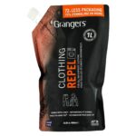 Grangers Clothing Repel 1000ml – PFC-Free Wash-In Proofer for Waterproof Clothing, Durable Water Repellency, Recyclable Pouch