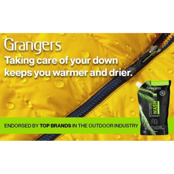 Grangers Down Wash Concentrate 1000ml – Cleaner for Down & Insulated Clothing, Powerful Cleaning, Vegan Formula, 72% Less Packaging 3 Grangers Down Wash Concentrate 1000ml – Cleaner for Down & Insulated Clothing, Powerful Cleaning, Vegan Formula, 72% Less Packaging