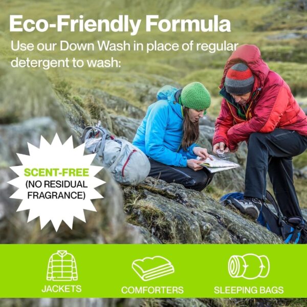 Grangers Down Wash Concentrate 1000ml – Cleaner for Down & Insulated Clothing, Powerful Cleaning, Vegan Formula, 72% Less Packaging 4 Grangers Down Wash Concentrate 1000ml – Cleaner for Down & Insulated Clothing, Powerful Cleaning, Vegan Formula, 72% Less Packaging