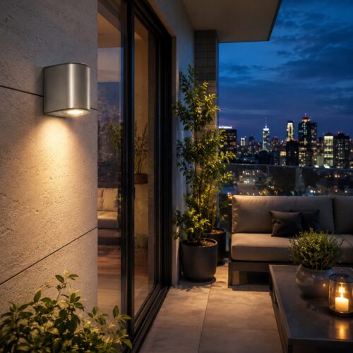 LUTEC Gemini Stainless Steel LED Outdoor Wall Light 9W – 2 x 250 Lumens, 4000K Daylight, IP54 Weather Resistant 10 LUTEC Gemini Stainless Steel LED Outdoor Wall Light 9W – 2 x 250 Lumens, 4000K Daylight, IP54 Weather Resistant - Image 4