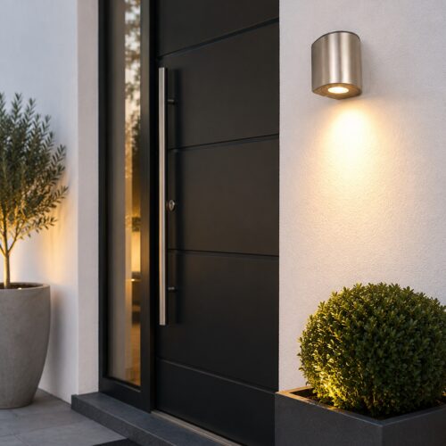 LUTEC Gemini Stainless Steel LED Outdoor Wall Light 9W – 2 x 250 Lumens, 4000K Daylight, IP54 Weather Resistant 12 LUTEC Gemini Stainless Steel LED Outdoor Wall Light 9W – 2 x 250 Lumens, 4000K Daylight, IP54 Weather Resistant - Image 6
