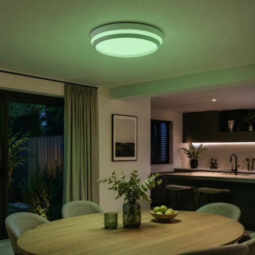 LUTEC Cepa Connect Smart LED Ceiling Light 45cm White – 40W 2100 Lumens, RGB & Tunable White, Bluetooth Mesh Dimmable 13 LUTEC Cepa Connect Smart LED Ceiling Light 45cm White – 40W 2100 Lumens, RGB & Tunable White, Bluetooth Mesh Dimmable