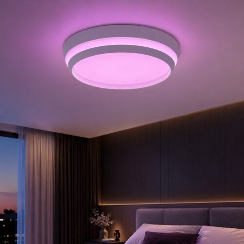 LUTEC Cepa Connect Smart LED Ceiling Light 45cm White – 40W 2100 Lumens, RGB & Tunable White, Bluetooth Mesh Dimmable 16 LUTEC Cepa Connect Smart LED Ceiling Light 45cm White – 40W 2100 Lumens, RGB & Tunable White, Bluetooth Mesh Dimmable