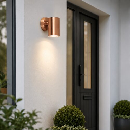 LUTEC Architectural Copper LED Outdoor Wall Light 5.5W – 380 Lumens, 3000K Warm White, IP44 Weather Resistant 15 LUTEC Architectural Copper LED Outdoor Wall Light 5.5W – 380 Lumens, 3000K Warm White, IP44 Weather Resistant