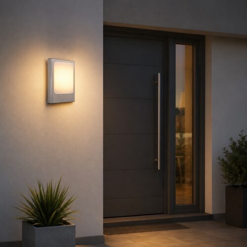 LUTEC Face LED Outdoor Wall Light 13W – 800 Lumens, 3000K Warm White, IP44 Stainless Steel Exterior Light 14 LUTEC Face LED Outdoor Wall Light 13W – 800 Lumens, 3000K Warm White, IP44 Stainless Steel Exterior Light