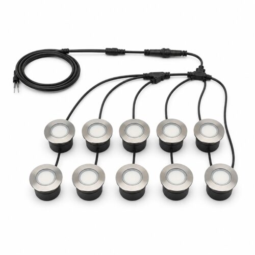 LUTEC TwiLight LED Deck Lights (10 Pack) – 1W 4000K Bright White, IP67 Waterproof Recessed Outdoor Deck & Floor Lights 13 LUTEC TwiLight LED Deck Lights (10 Pack) – 1W 4000K Bright White, IP67 Waterproof Recessed Outdoor Deck & Floor Lights