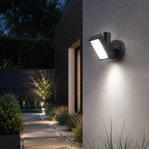 LUTEC Club Adjustable LED Outdoor Wall Light 24W – 1540 Lumens, 5000K Daylight, IP54 Anthracite Exterior Light 12 LUTEC Club Adjustable LED Outdoor Wall Light 24W – 1540 Lumens, 5000K Daylight, IP54 Anthracite Exterior Light