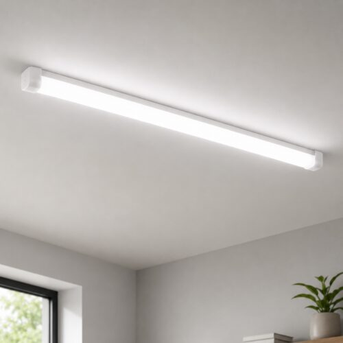 LUTEC Moon Storm LED Batten Light 600mm 20W – 2400 Lumens, 3CCT 3000K/4000K/6500K, 120 Degree Beam Angle