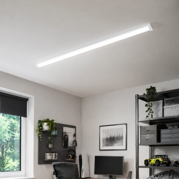 Moon Storm 50W LED Slim Batten Light 1500mm 5FT – 6000 Lumens, 3000K/4000K/6500K CCT Switchable, 120 Degree Beam 3 Moon Storm 50W LED Slim Batten Light 1500mm 5FT – 6000 Lumens, 3000K/4000K/6500K CCT Switchable, 120 Degree Beam