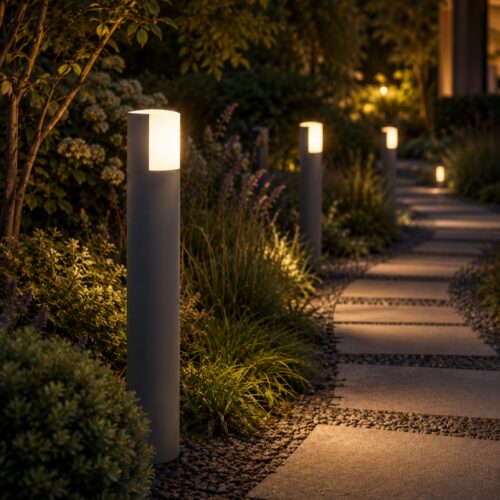 LUTEC Cyra LED Outdoor Bollard Light 65cm Grey – 8.2W 500 Lumens, 3000K Warm White, IP54, 350 Degree Rotatable 14 LUTEC Cyra LED Outdoor Bollard Light 65cm Grey – 8.2W 500 Lumens, 3000K Warm White, IP54, 350 Degree Rotatable