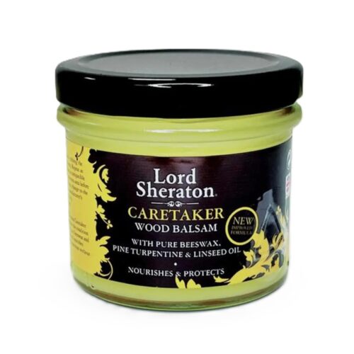 Lord Sheraton Caretaker Wood Balsam 125ml (Clear) – Natural Beeswax Furniture Polish, Cleans, Nourishes & Protects Wood