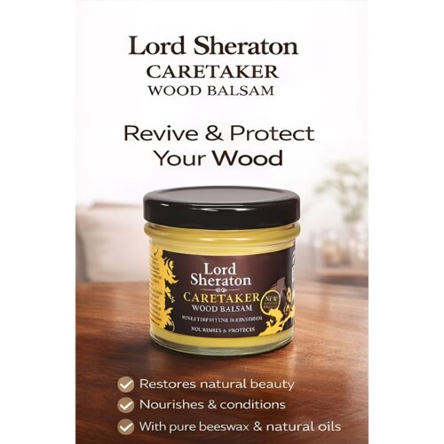 Lord Sheraton Caretaker Wood Balsam 125ml (Clear) – Natural Beeswax Furniture Polish, Cleans, Nourishes & Protects Wood 6 Lord Sheraton Caretaker Wood Balsam 125ml (Clear) – Natural Beeswax Furniture Polish, Cleans, Nourishes & Protects Wood - Image 2