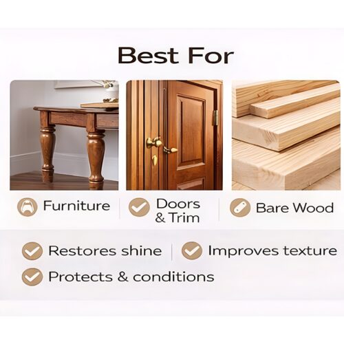 Lord Sheraton Caretaker Wood Balsam 125ml (Clear) – Natural Beeswax Furniture Polish, Cleans, Nourishes & Protects Wood 9 Lord Sheraton Caretaker Wood Balsam 125ml (Clear) – Natural Beeswax Furniture Polish, Cleans, Nourishes & Protects Wood - Image 5