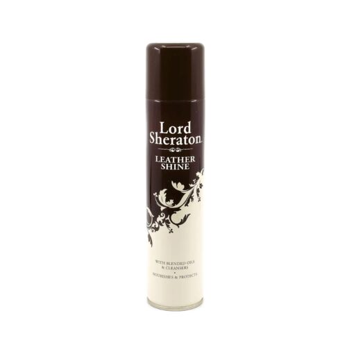 Lord Sheraton Leather Shine 300ml – Leather Cleaner & Polish, Cleans, Conditions & Protects, Restores Natural Shine, No Buffing