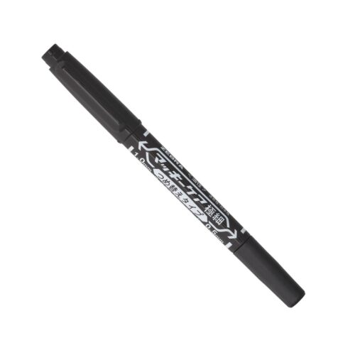 Zebra McKee Care Refillable Permanent Marker (Black) – Dual Tip 0.5mm & 1.0 to 1.3mm, Fine & Extra-Fine Precision Marking 5 Zebra McKee Care Refillable Permanent Marker (Black) – Dual Tip 0.5mm & 1.0 to 1.3mm, Fine & Extra-Fine Precision Marking