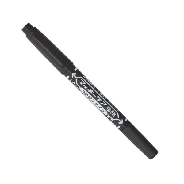 Zebra McKee Care Refillable Permanent Marker (Black) – Dual Tip 0.5mm & 1.0 to 1.3mm, Fine & Extra-Fine Precision Marking 1 Zebra McKee Care Refillable Permanent Marker (Black) – Dual Tip 0.5mm & 1.0 to 1.3mm, Fine & Extra-Fine Precision Marking