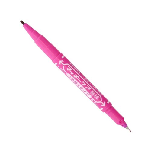 Zebra McKee Care Refillable Permanent Marker (Pink) – Dual Tip 0.5mm & 1.0 to 1.3mm, Fine & Extra-Fine Precision Marking 4 Zebra McKee Care Refillable Permanent Marker (Pink) – Dual Tip 0.5mm & 1.0 to 1.3mm, Fine & Extra-Fine Precision Marking