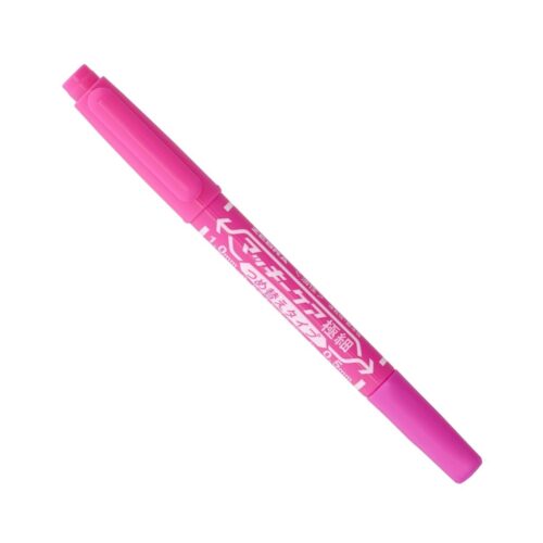 Zebra McKee Care Refillable Permanent Marker (Pink) – Dual Tip 0.5mm & 1.0 to 1.3mm, Fine & Extra-Fine Precision Marking 5 Zebra McKee Care Refillable Permanent Marker (Pink) – Dual Tip 0.5mm & 1.0 to 1.3mm, Fine & Extra-Fine Precision Marking