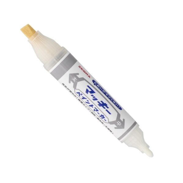Mckee-Paint-Bold-Twin-Gold Zebra McKee Paint Marker (Gold) 2mm & 8mm – Bold Dual Tip, Permanent Paint Ink for Signs, Posters, Art & Crafts