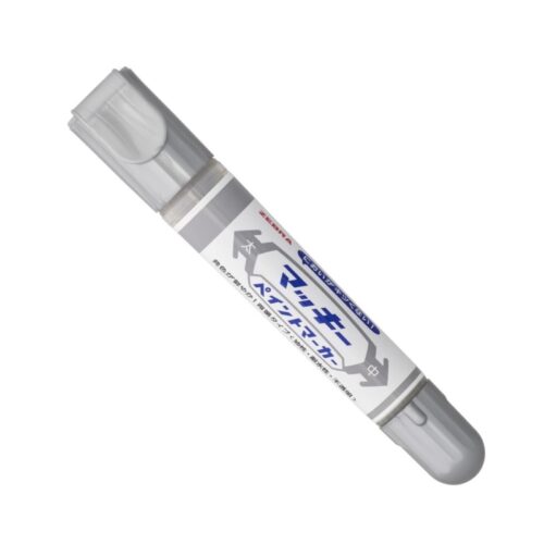 Zebra McKee Paint Marker (Silver) 2mm & 8mm – Bold Dual Tip, Permanent Paint Ink for Signs, Posters, Art & Crafts