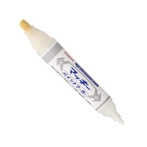 Zebra McKee Paint Marker (White) 2mm & 8mm – Bold Dual Tip, Permanent Paint Ink for Signs, Posters, Art & Crafts 2 Zebra McKee Paint Marker (White) 2mm & 8mm – Bold Dual Tip, Permanent Paint Ink for Signs, Posters, Art & Crafts