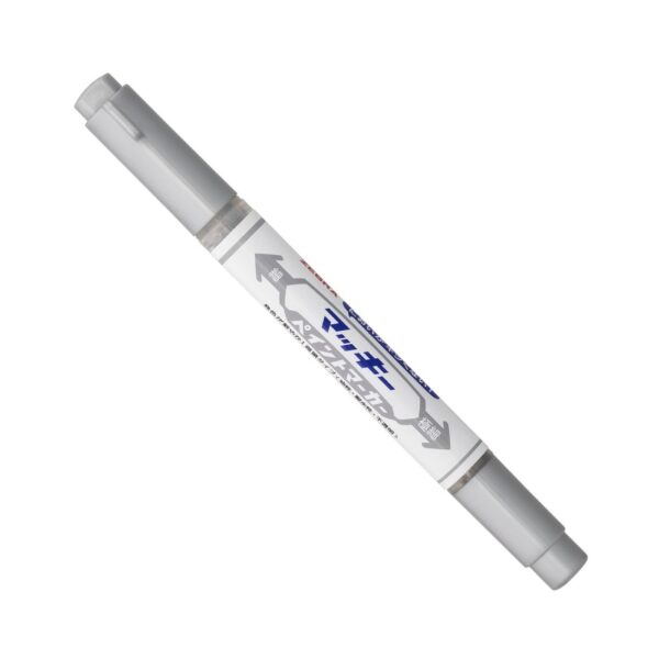Zebra McKee Paint Marker (Silver) 0.7mm to 1.2mm – Extra Fine Dual Tip, Permanent Paint Ink for Art, Crafts & Precision Marking