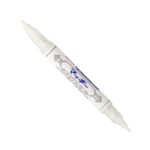 Zebra McKee Paint Marker (White) 0.7mm to 1.2mm – Extra Fine Dual Tip, Permanent Paint Ink for Art, Crafts & Precision Marking