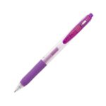 Zebra Sarasa Clip Gel Rollerball Pen 0.3mm (Purple) – Retractable, Rubber Grip, Smooth Gel Ink for Writing & Creative Work