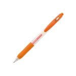 Zebra Sarasa Clip Gel Rollerball Pen 0.3mm (Red Orange) – Retractable, Rubber Grip, Smooth Gel Ink for Writing & Creative Work