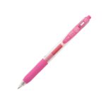 Zebra Sarasa Clip Gel Rollerball Pen 0.5mm (Pink) – Retractable Rollerball, Smooth Gel Ink, Rubber Grip for Office & School Writing