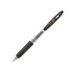 Zebra Sarasa Clip Gel Rollerball Pen 0.7mm (Black) – Retractable, Rubber Grip, Smooth Gel Ink for Office, School & Writing