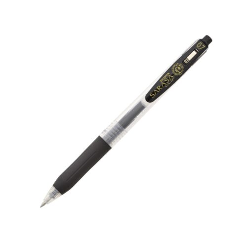 Zebra Sarasa Clip Gel Rollerball Pen 0.7mm (Black) – Retractable, Rubber Grip, Smooth Gel Ink for Office, School & Writing 1 Zebra Sarasa Clip Gel Rollerball Pen 0.7mm (Black) – Retractable, Rubber Grip, Smooth Gel Ink for Office, School & Writing