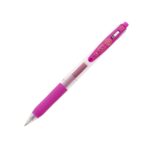 Zebra Sarasa Clip Gel Rollerball Pen 0.7mm (Pale Magenta) – Retractable, Rubber Grip, Smooth Gel Ink for Office, School & Writing