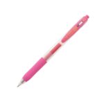 Zebra Sarasa Clip Gel Rollerball Pen 0.7mm (Pink) – Retractable, Rubber Grip, Smooth Gel Ink for Office, School & Writing