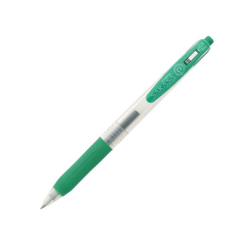 Zebra Sarasa Clip Gel Rollerball Pen 0.4mm (Green) – Retractable, Rubber Grip, Smooth Gel Ink for Writing & Creative Work 2 Zebra Sarasa Clip Gel Rollerball Pen 0.4mm (Green) – Retractable, Rubber Grip, Smooth Gel Ink for Writing & Creative Work