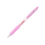 Zebra Sarasa Clip Gel Rollerball Pen 0.4mm (Pink) – Retractable, Rubber Grip, Smooth Gel Ink for Writing & Creative Work