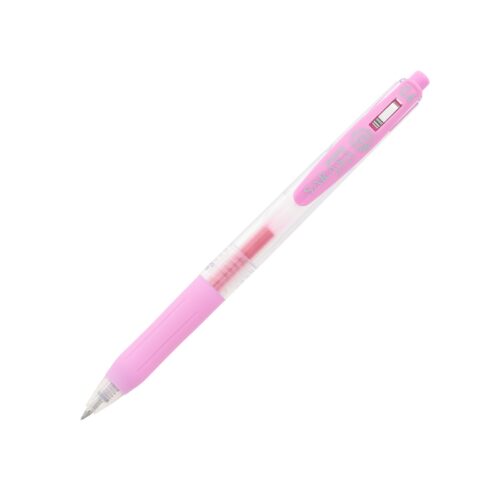Zebra Sarasa Clip Gel Rollerball Pen 0.4mm (Pink) – Retractable, Rubber Grip, Smooth Gel Ink for Writing & Creative Work