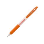 Zebra Sarasa Clip Gel Rollerball Pen 0.4mm (Red Orange) – Retractable, Rubber Grip, Smooth Gel Ink for Writing & Creative Work
