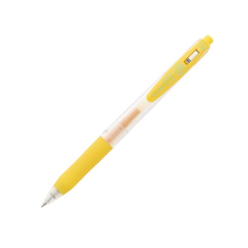 Zebra Sarasa Clip Gel Rollerball Pen 0.4mm (Yellow) – Retractable, Rubber Grip, Smooth Gel Ink for Writing & Creative Work 2 Zebra Sarasa Clip Gel Rollerball Pen 0.4mm (Yellow) – Retractable, Rubber Grip, Smooth Gel Ink for Writing & Creative Work